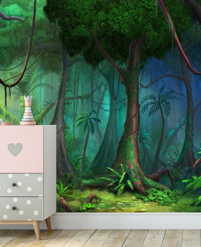 Papel de parede Fantasy Jungle
