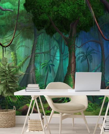 Papier peint Fantasy Jungle Papier peint Fantasy Jungle