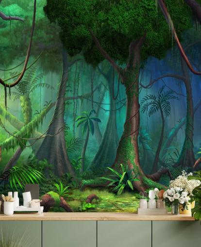 Fantasy Jungle Bakgrunn