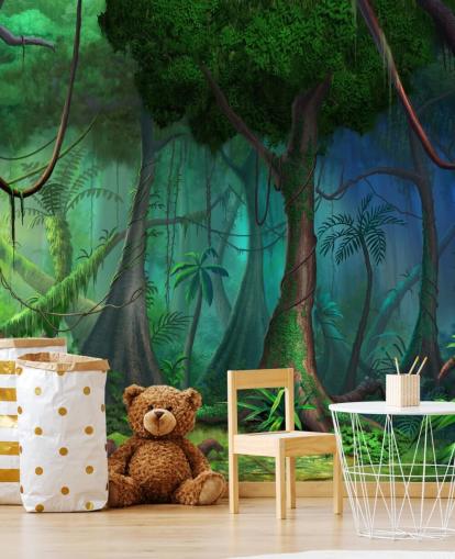 Carta da parati Fantasy Jungle