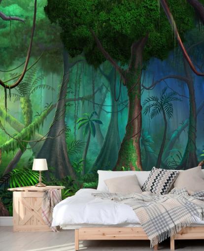 Papier peint Fantasy Jungle