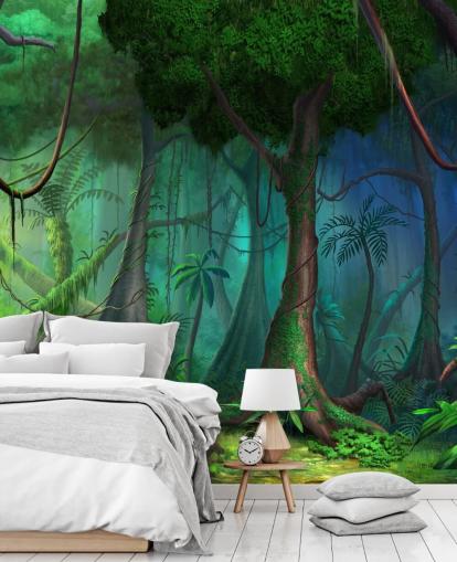 Papier peint Fantasy Jungle