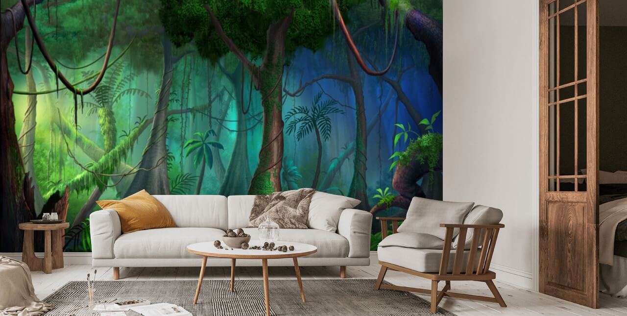 Rain Forest Wall Mural by Philip Straub Wallsauce UK