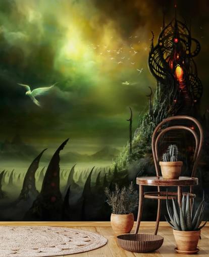 Evil Tower och mark Bakgrund