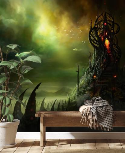 Papel de Parede Evil Tower and Land