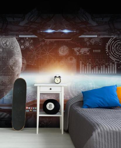 Fondo de pantalla de Vista desde una estación espacial Fondo de pantalla de Vista desde una estación espacial