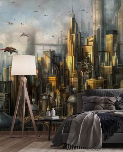 Sci Fi City Bakgrund