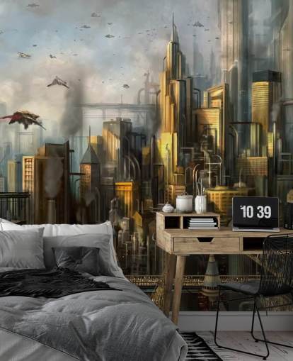 Papel de Parede Sci Fi City