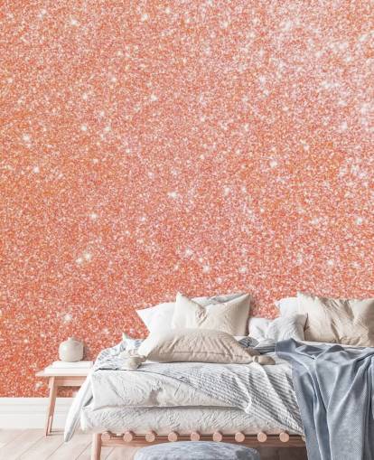 Pretty as a Peach Glitter Mural Pretty as a Peach Glitter Mural