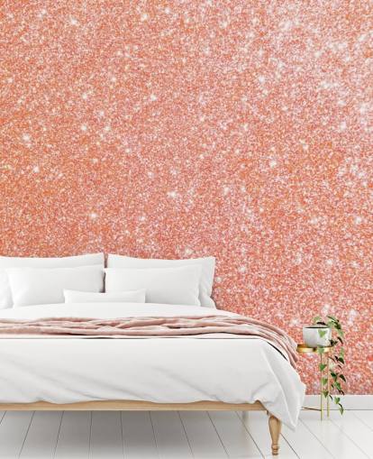 Pretty as a Peach Glitter Mural Pretty as a Peach Glitter Mural