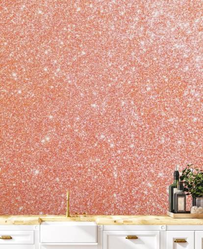 Pretty as a Peach Glitter Mural Pretty as a Peach Glitter Mural