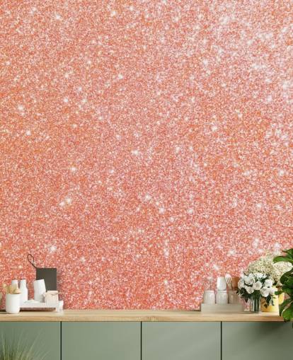Pretty as a Peach Glitter Mural Pretty as a Peach Glitter Mural