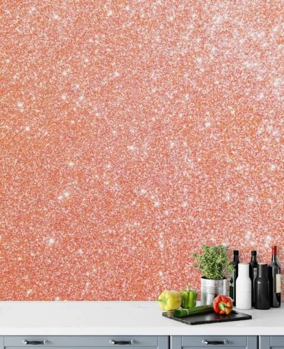 Pretty as a Peach Glitter Mural Pretty as a Peach Glitter Mural