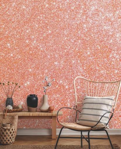 Pretty as a Peach Glitter Mural Pretty as a Peach Glitter Mural