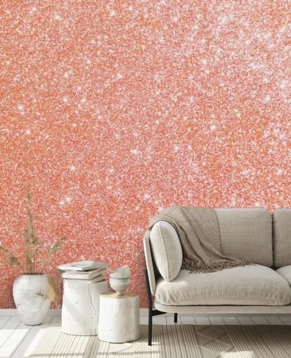 Pretty as a Peach Glitter Mural Pretty as a Peach Glitter Mural