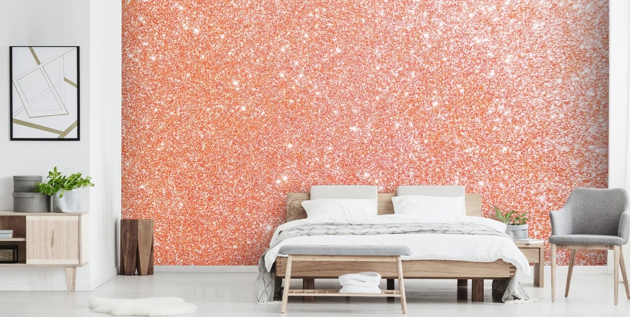 Peinture murale Pretty as a Peach
