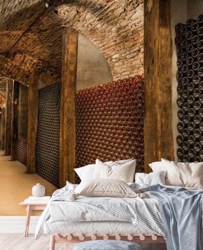 Wine Tunnel 3D Wallpaper