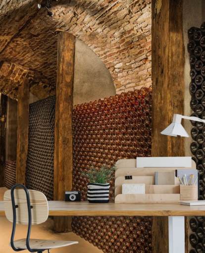 Papel de parede 3D Wine Tunnel