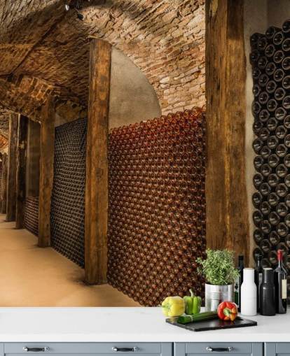 Fondo de pantalla 3D de Wine Tunnel