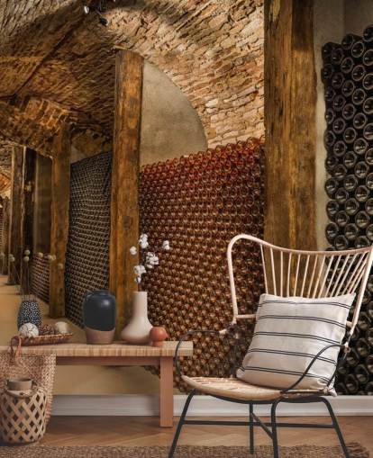 Papel de parede 3D Wine Tunnel