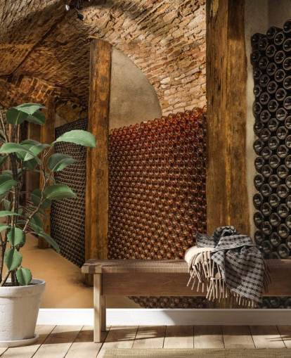 Papel de parede 3D Wine Tunnel