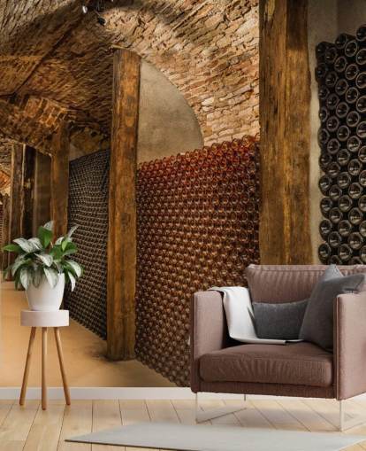 Wine Tunnel 3D Wallpaper Wine Tunnel 3D Wallpaper