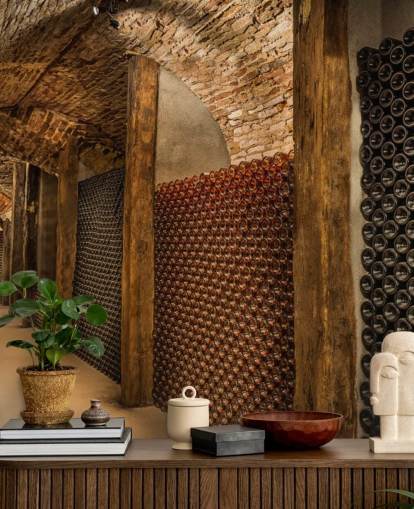 Wine Tunnel 3D Wallpaper