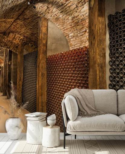 Wine Tunnel 3D Wallpaper Wine Tunnel 3D Wallpaper