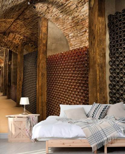 Wine Tunnel 3D Wallpaper