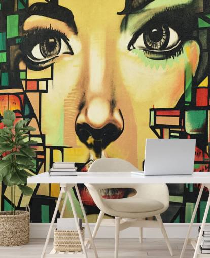 Beautiful Woman Graffiti Wallpaper Beautiful Woman Graffiti Wallpaper