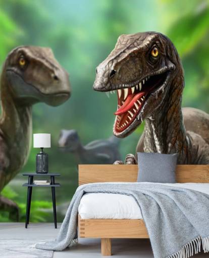 Papel pintado Dinosaurios - Raptors