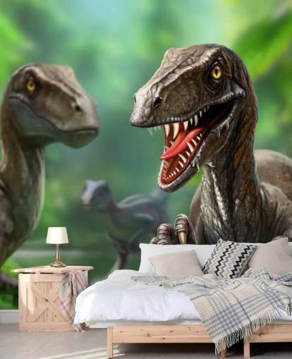 Papel pintado Dinosaurios - Raptors