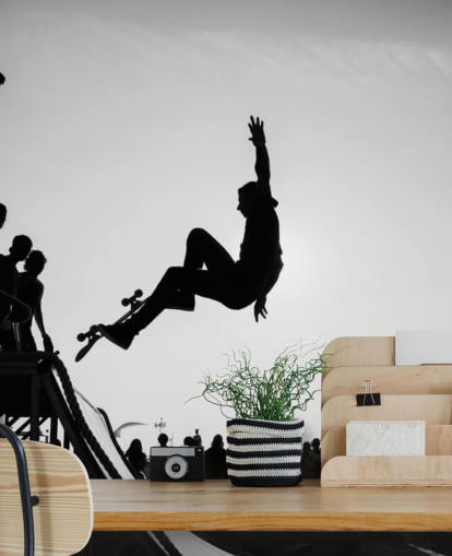 Skater Boy Doing Tricks Wallpaper