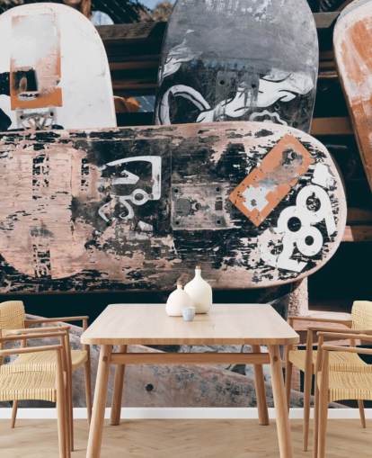 Worn Down Skateboard Wallpaper