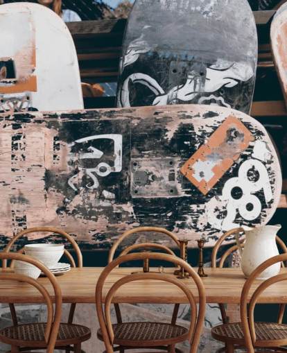 Worn Down Skateboard Wallpaper
