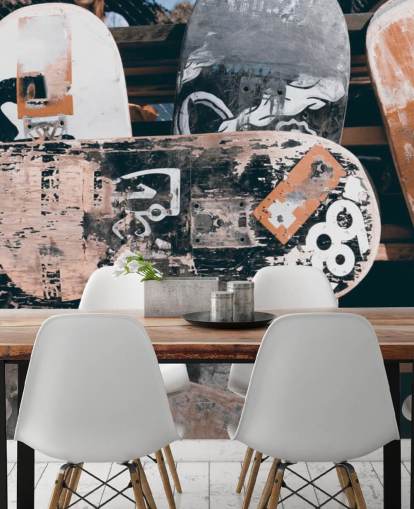 Worn Down Skateboard Wallpaper