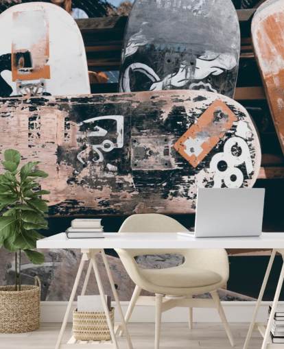 Worn Down Skateboard Wallpaper