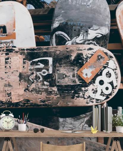 Worn Down Skateboard Wallpaper