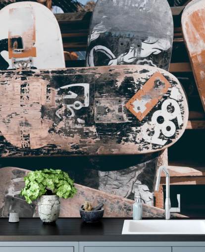 Worn Down Skateboard Wallpaper