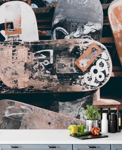 Worn Down Skateboard Wallpaper Worn Down Skateboard Wallpaper