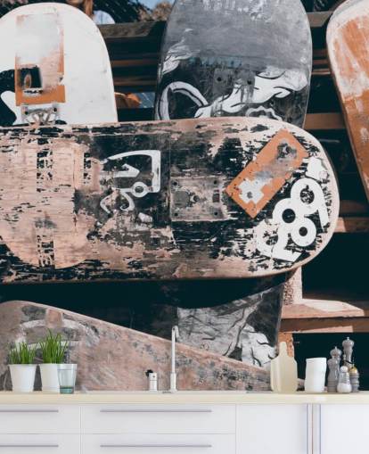 Worn Down Skateboard Wallpaper