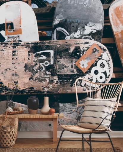 Worn Down Skateboard Wallpaper
