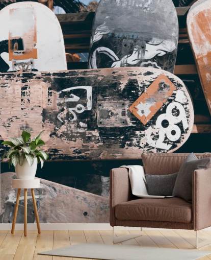 Worn Down Skateboard Wallpaper
