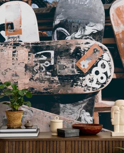 Worn Down Skateboard Wallpaper