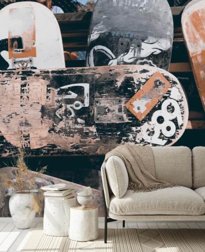 Worn Down Skateboard Wallpaper