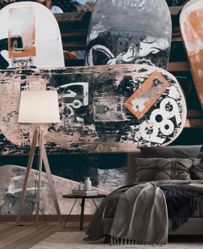Worn Down Skateboard Wallpaper