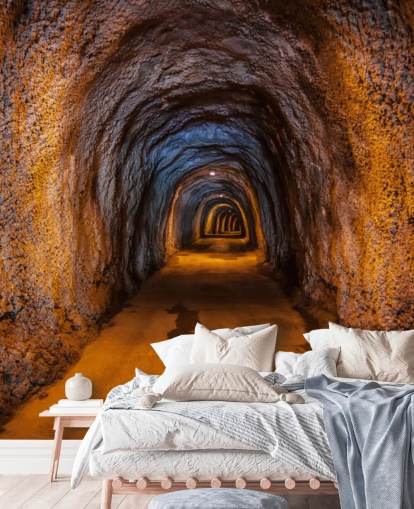 3d customisable wallpaper mural called Cave Tunnel 3d customisable wallpaper mural called Cave Tunnel