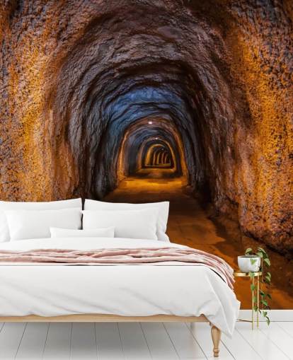 Cave Tunnel Wallpaper Mural Cave Tunnel Wallpaper Mural