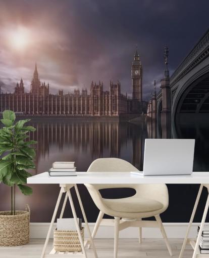 Muurschildering van het Huis van het Parlement Muurschildering van het Huis van het Parlement