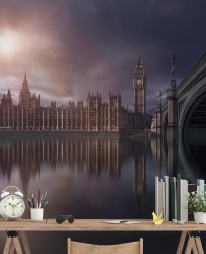 Parlamenttitalon seinämaalaus